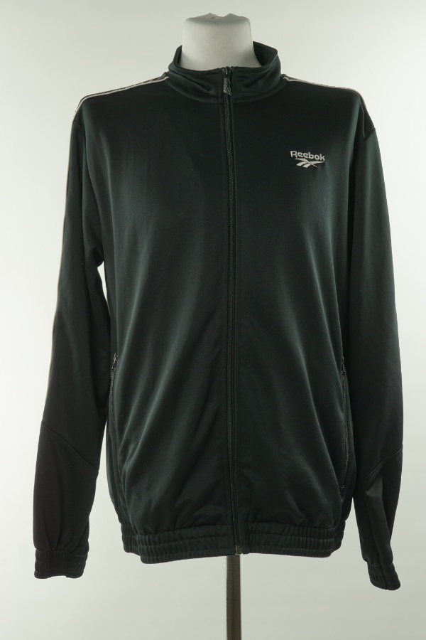 Bluza czarna na suwak Reebok - REEBOK zdjęcie 1