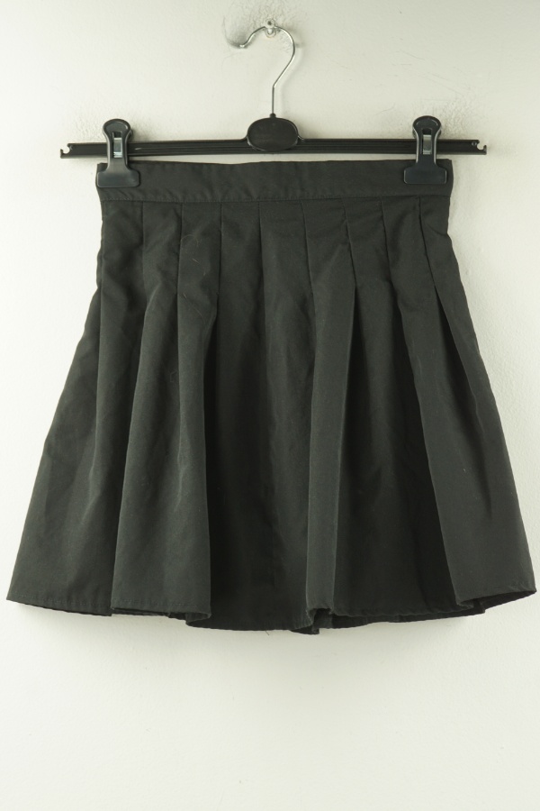 Spódnica czarna plisowana rozkloszowana - SHEIN zdjęcie 1