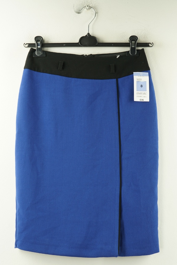 Spódnica niebieska ołówkowa - M&S zdjęcie 1