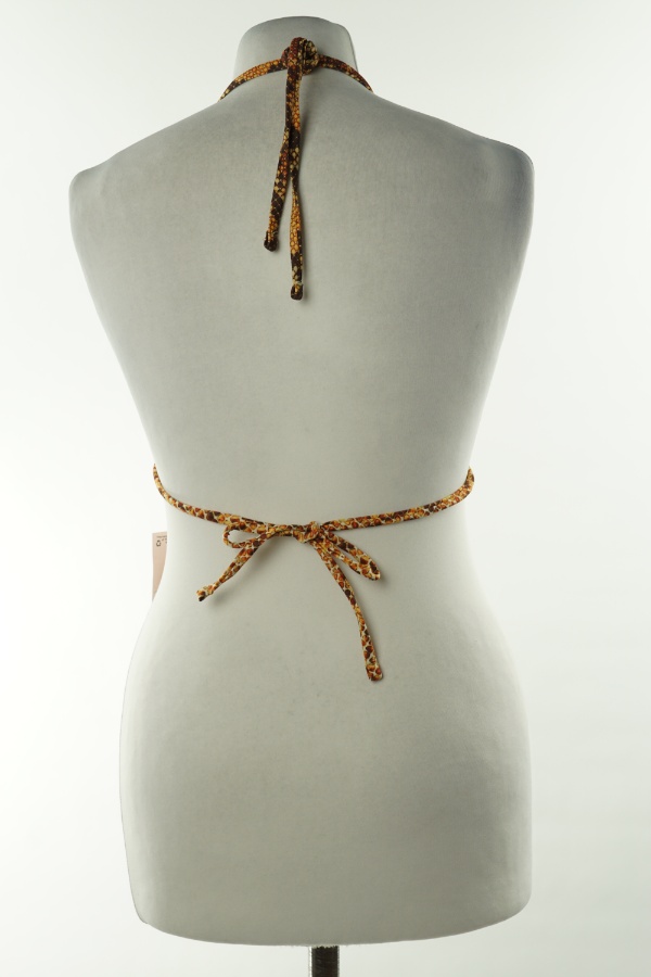Biustonosz od bikini żółto-brązowy miękki - MISSGUIDED zdjęcie 2