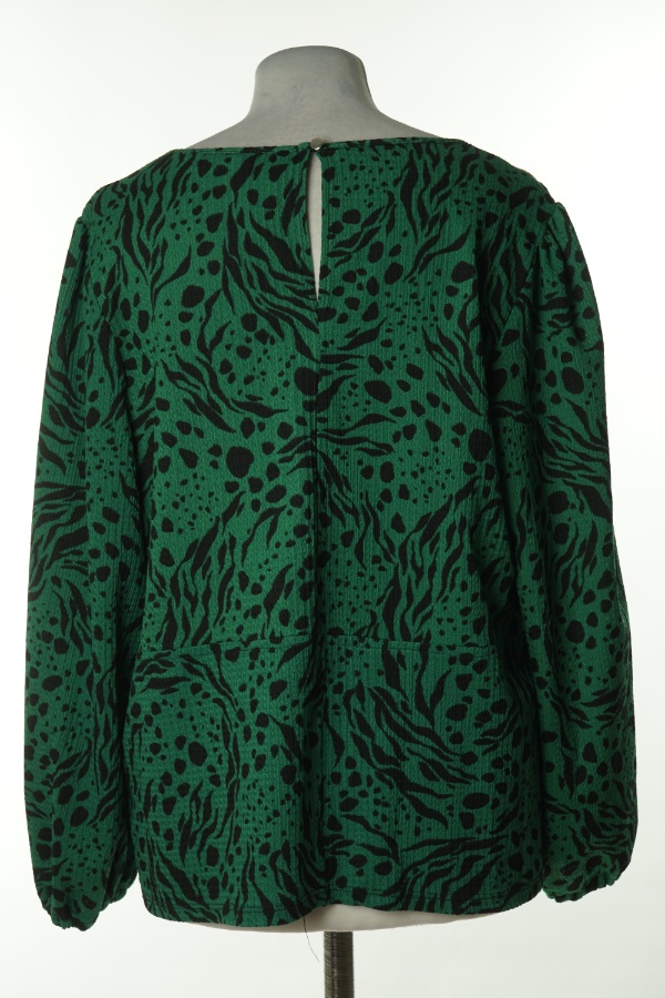 Bluzka zielona w czarne ciapki - DOROTHY PERKINS zdjęcie 2