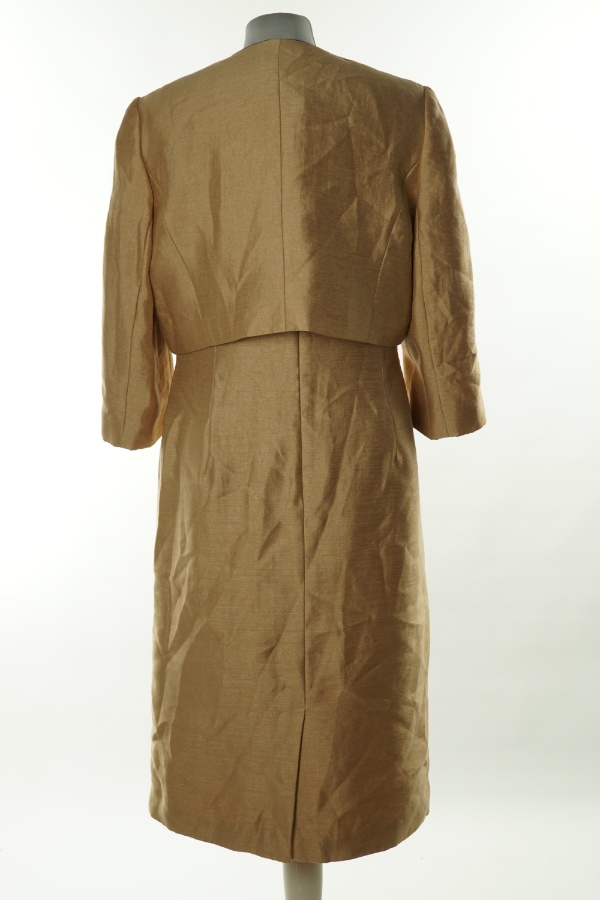 Sukienka beżowa+boelrko - JACQUES VERT zdjęcie 2