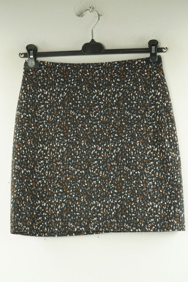 Spódnica czarna w biało-pomarańczowe ciapki - DOROTHY PERKINS zdjęcie 1