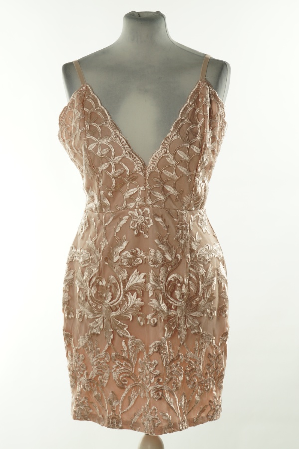 Sukienka jasnoróżowa - PRETTYLITTLETHING zdjęcie 1