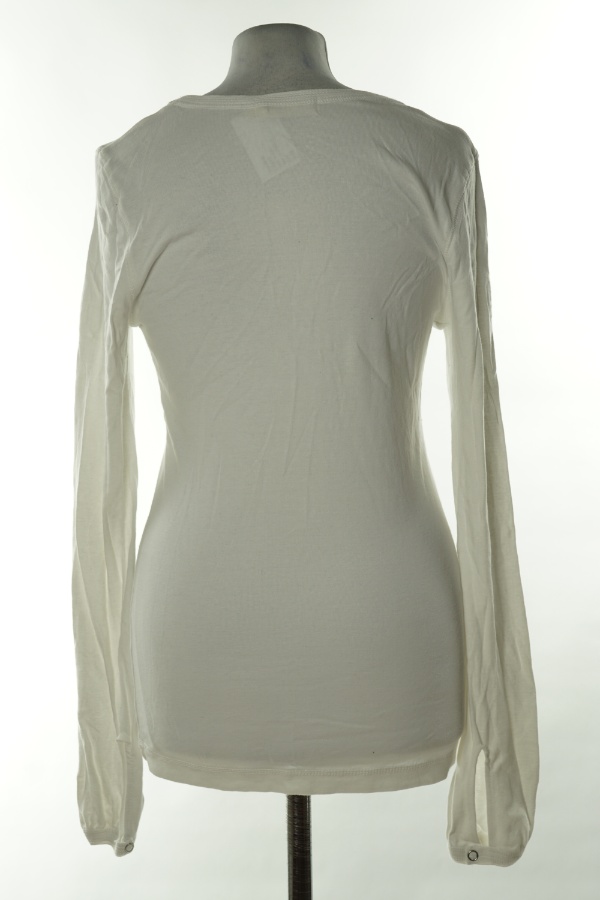 Bluzka biała gładka - ICHI zdjęcie 2