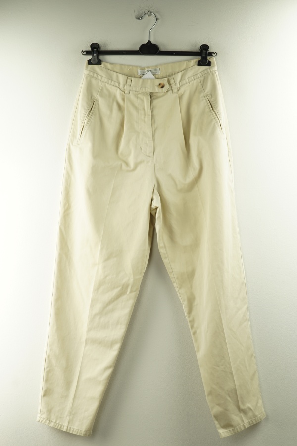 Spodnie materiałowe beżowe - CASUAL WEAR zdjęcie 1