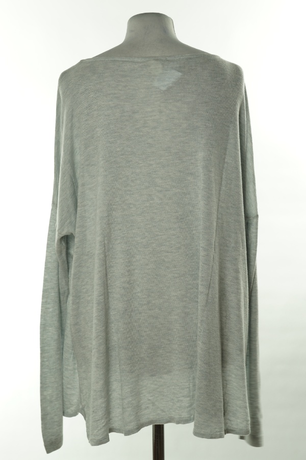 Sweter cienki szary - H&M zdjęcie 2