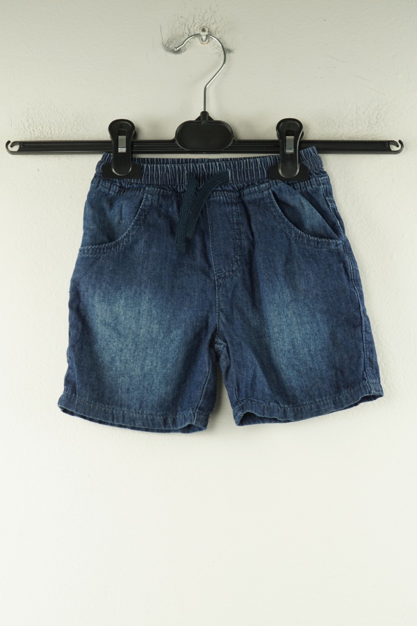 Krótkie spodenki ciemnoniebieskie jeansowe - UNITED COLORS OF BENETTON zdjęcie 1