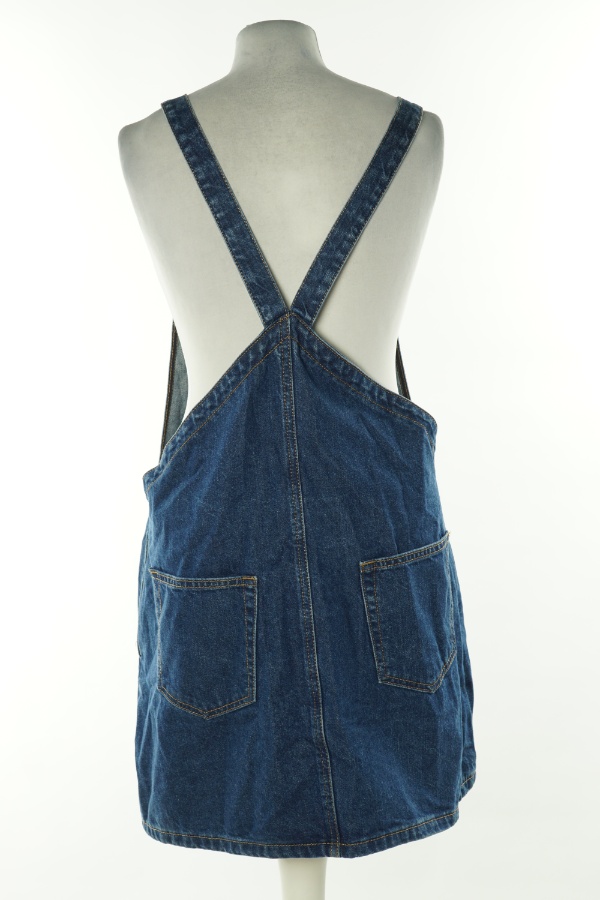 Sukienka ogrodniczka ciemnoniebieska na ramiączkach - TOPSHOP zdjęcie 2