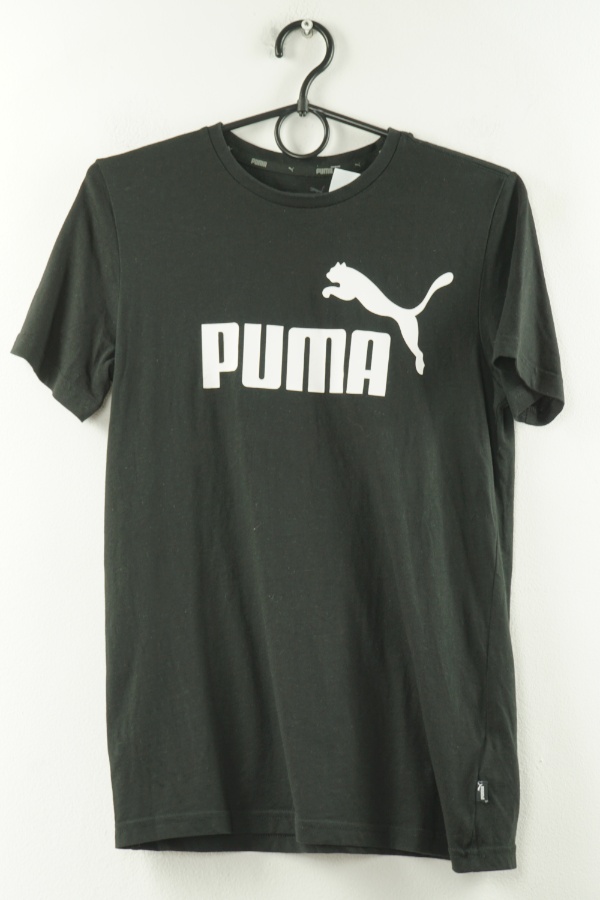 Koszulka czarna logo Puma - PUMA zdjęcie 1