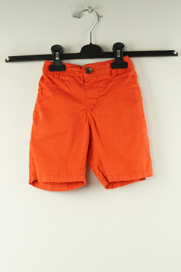 Krótkie spodenki czerwone materiałowe - H&M zdjęcie 1