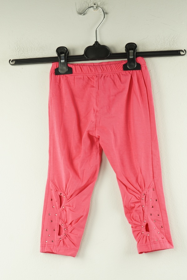 Legginsy różowe cekiny - LID MAR zdjęcie 1