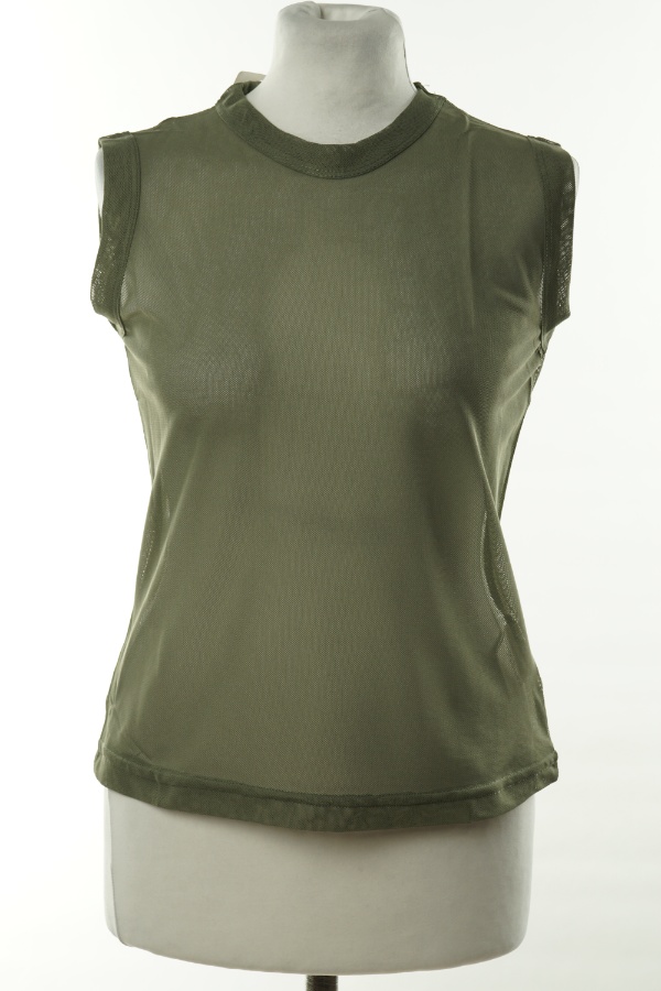 Bluzka siateczka khaki  - PURE zdjęcie 1