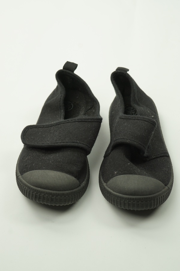 Buty czarne na rzepy - BRAK METKI Z NAZWĄ PRODUCENTA zdjęcie 2