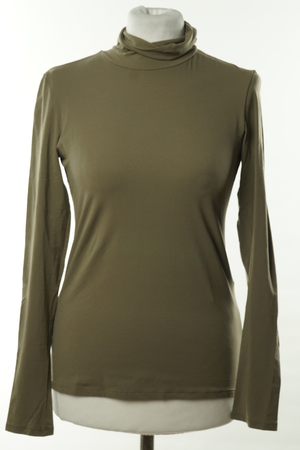 Bluzka golf cienka khaki - MARCCAIN zdjęcie 1