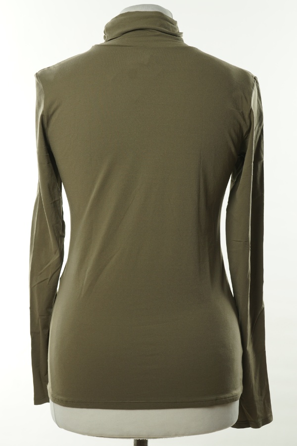 Bluzka golf cienka khaki - MARCCAIN zdjęcie 2