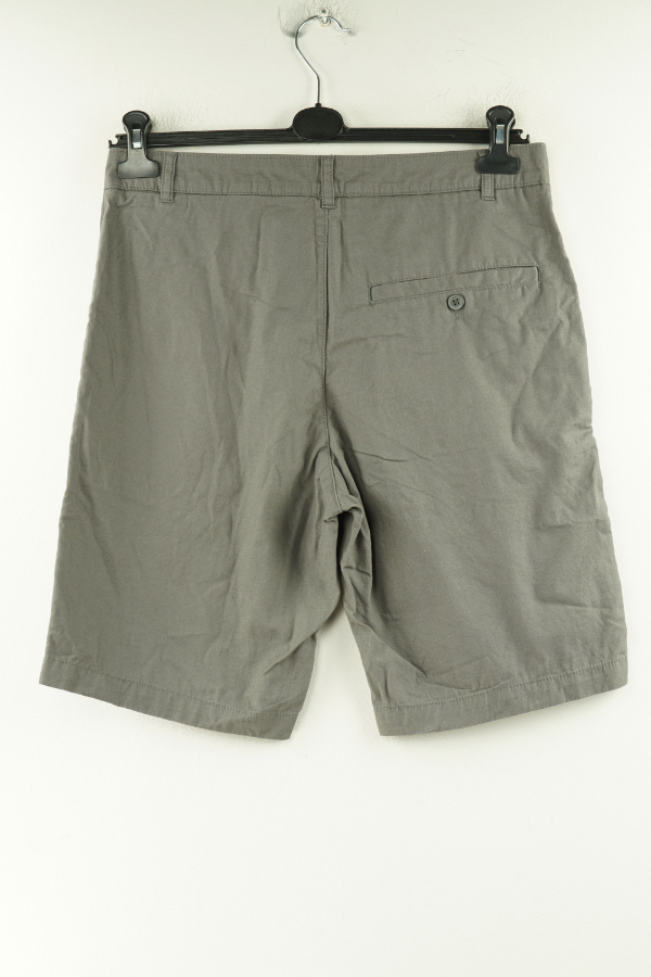 Krótkie spodenki ciemnoszare materiałowe - H&M zdjęcie 2