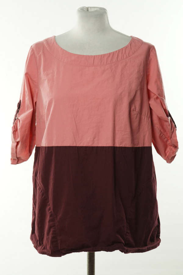 Bluzka różowo-bordowa H&M, 100% bawełna - H&M zdjęcie 1