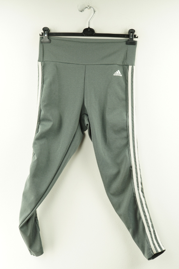 Legginsy szare Adidas - ADIDAS zdjęcie 1