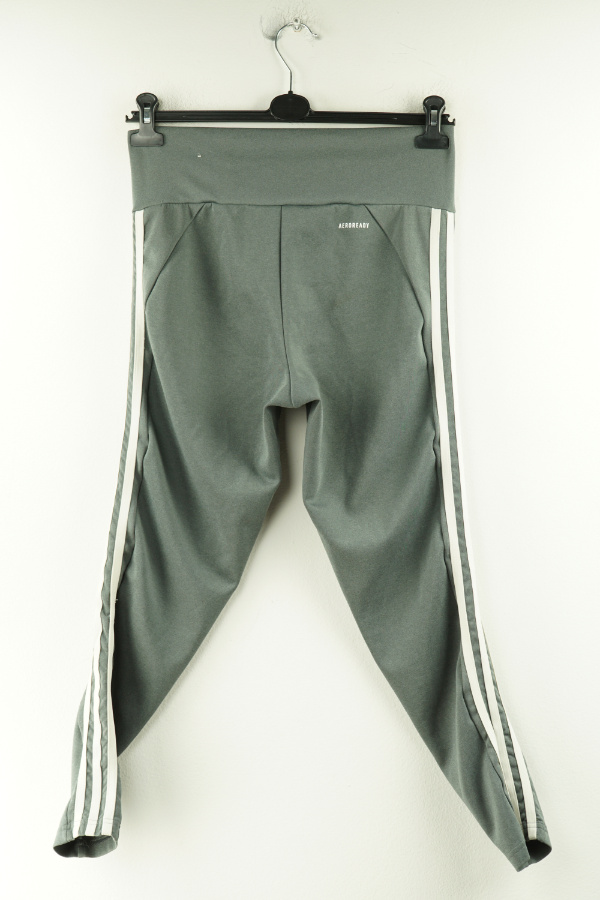 Legginsy szare Adidas - ADIDAS zdjęcie 2