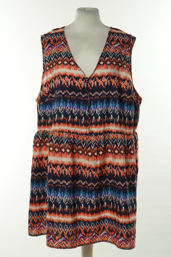 Sukienka kolorowa wzorki - YOURS CLOTHING zdjęcie 1