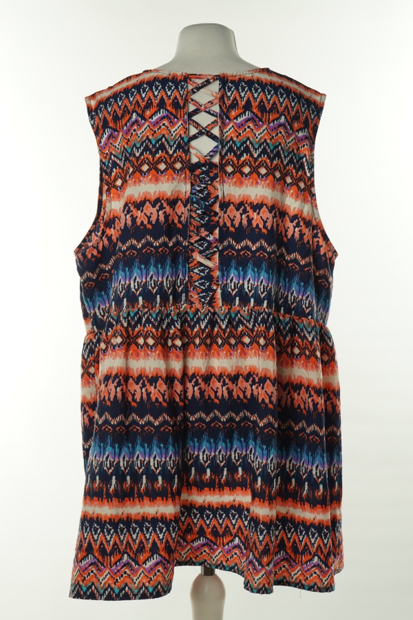 Sukienka kolorowa wzorki - YOURS CLOTHING zdjęcie 2