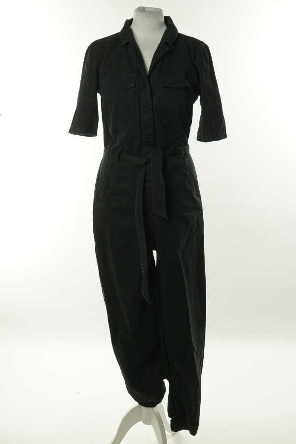 Kombinezon czarny jeansowy H&M - H&M zdjęcie 1