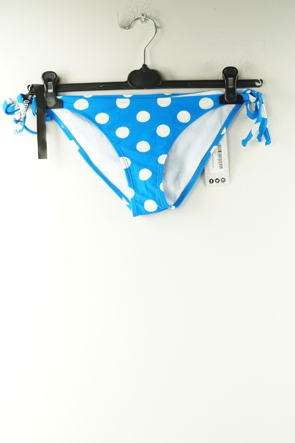 Dół od bikini niebieski w białe grochy - BOOHOO zdjęcie 1