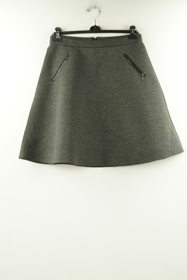 Spódnica szara dresowa - RESERVED zdjęcie 1