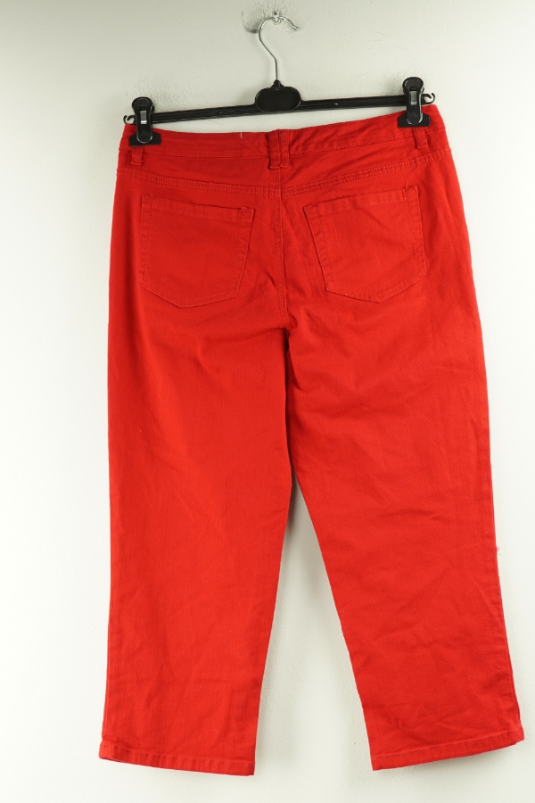 Spodnie czerwone jeansowe - DENIM CO zdjęcie 2
