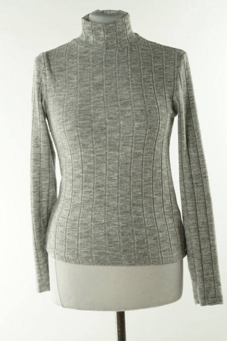 Bluzka szara ze stójką