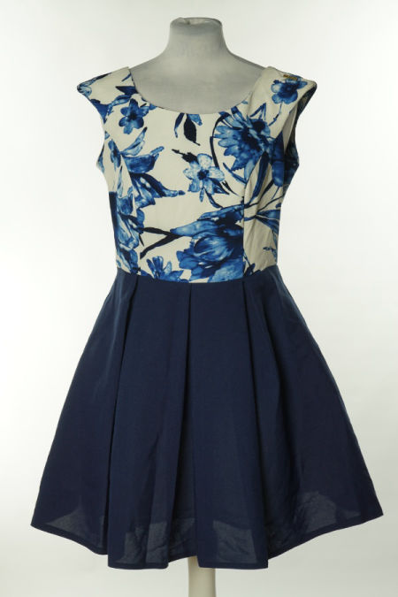 Sukienka niebiesko granatowa