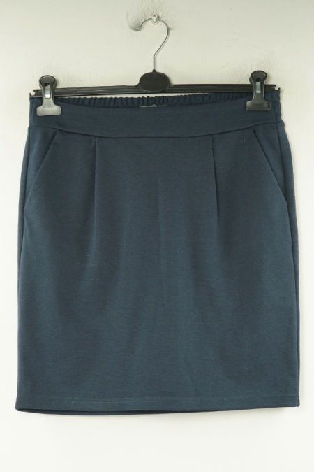 Spódnica materiałowa granatowa