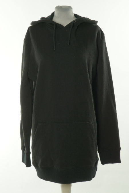 Sukienka-bluza czarna z kapturem