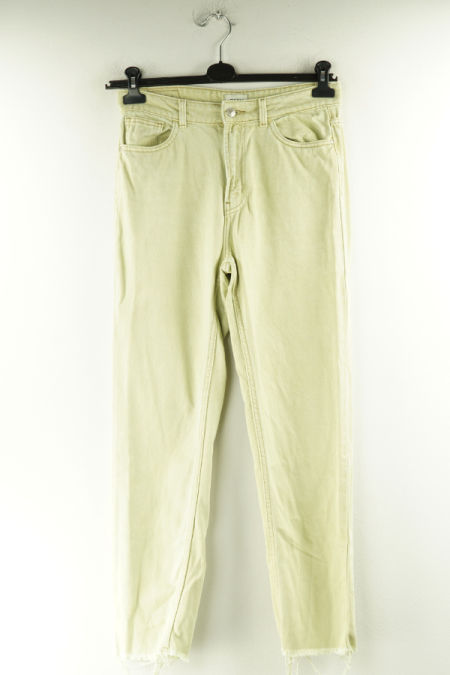 Jeansy beżowo/żółte 