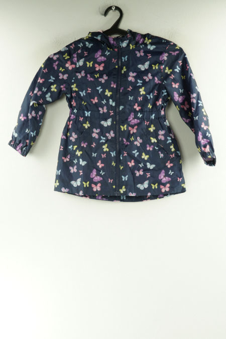 Kurtka granatowa w motyle
