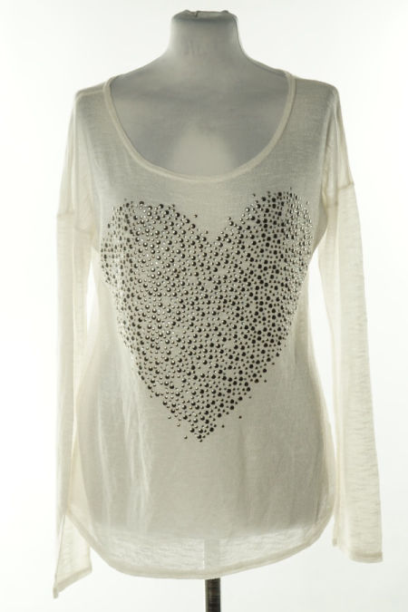 Bluzka sweterkowa serce