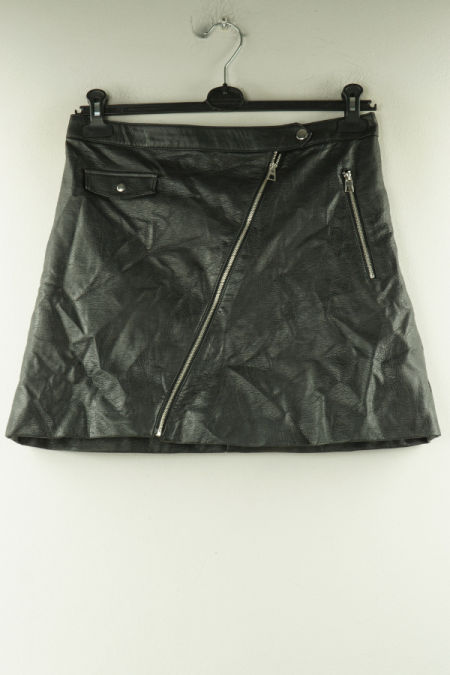 Spódnica czarna ekoskóra