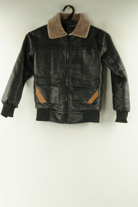 Kurtka czarna ekoskóra