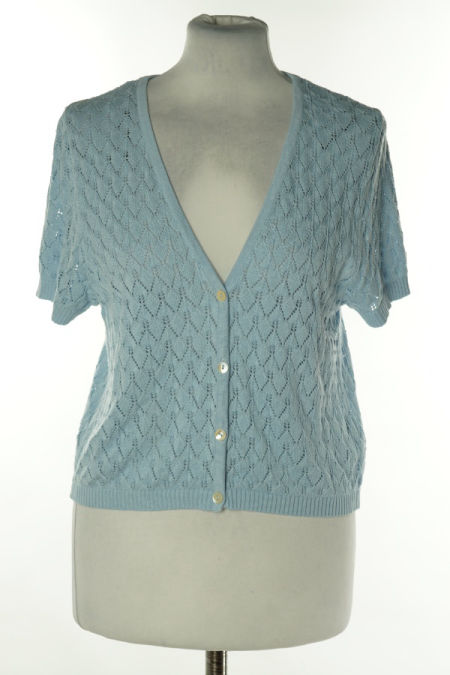 Bluzka sweterkowa niebieska, H&M