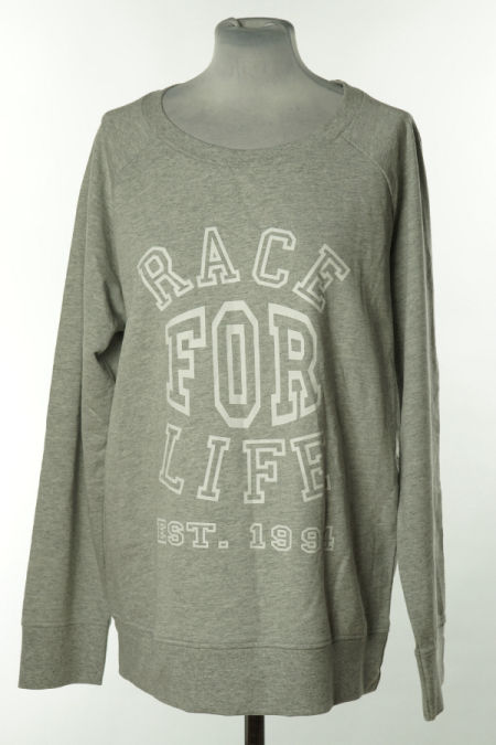 Bluza szara biały napis