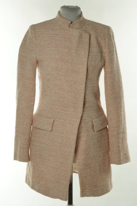 Płaszcz różowy melanż