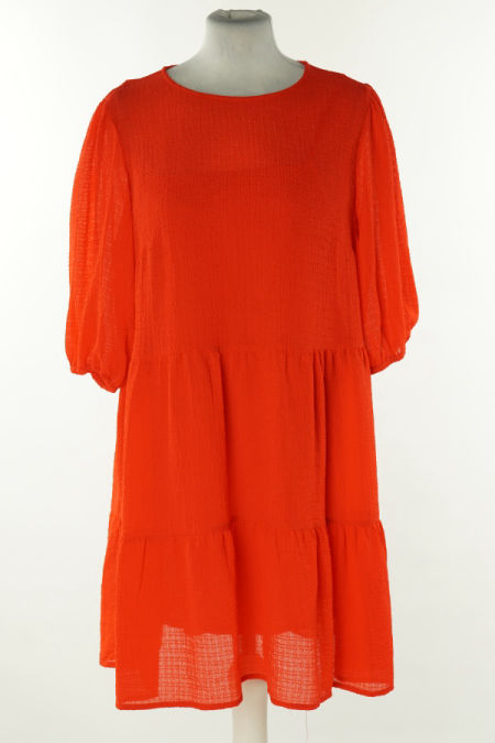 Sukienka czerwona baby doll, H&M