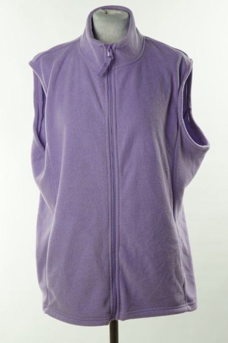 Bezrękawnik polarowy fioletowy