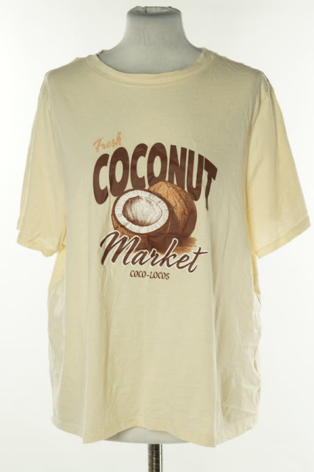 Koszulka beżowa kokos, PRIMARK