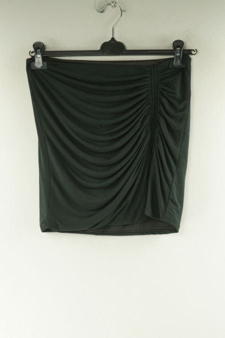 Spódnica materiałowa drapowana