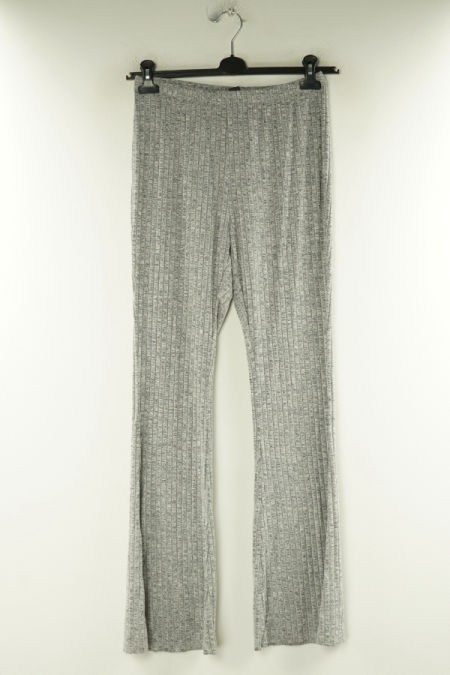 Spodnie szare prążkowane