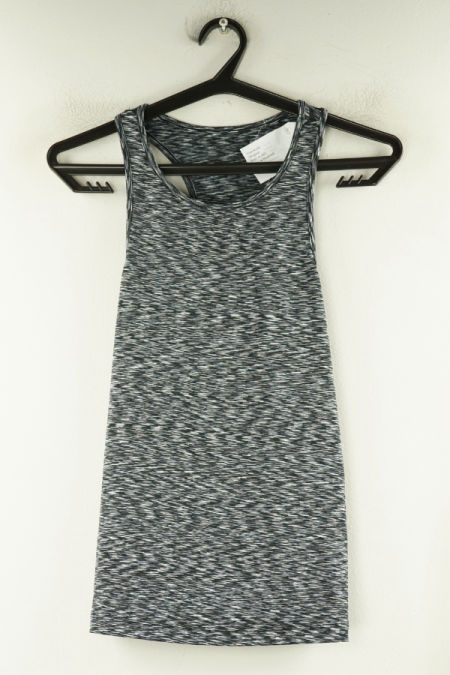 Koszulka czarno-biała melanż sportowa