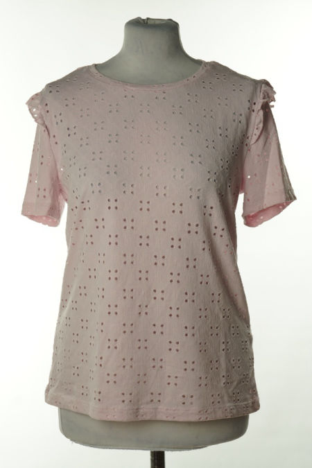Koszulka różowa ażurowa