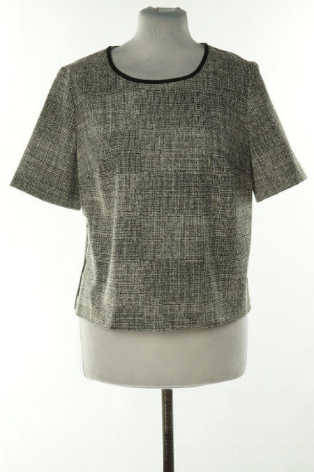 Bluzka czarno-biała wzorzysta, NEXT